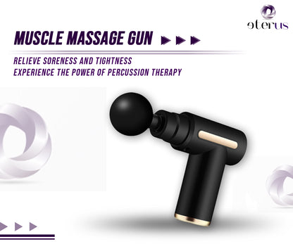 Handheld percussion massage device for recovery routine