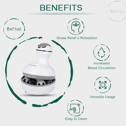 Smart scalp massager for daily scalp care