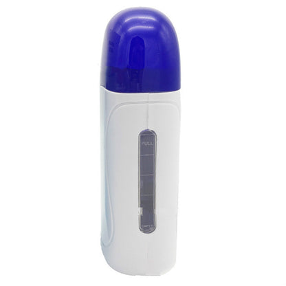 Portable electric wax warmer for at-home hair removal